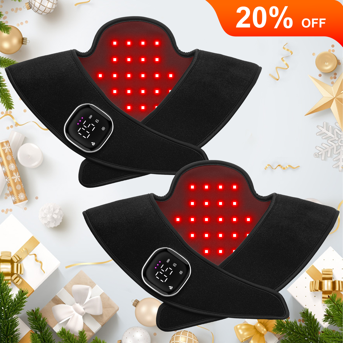 Red & Near-Infrared Light Therapy Wrap for Neck & Shoulder