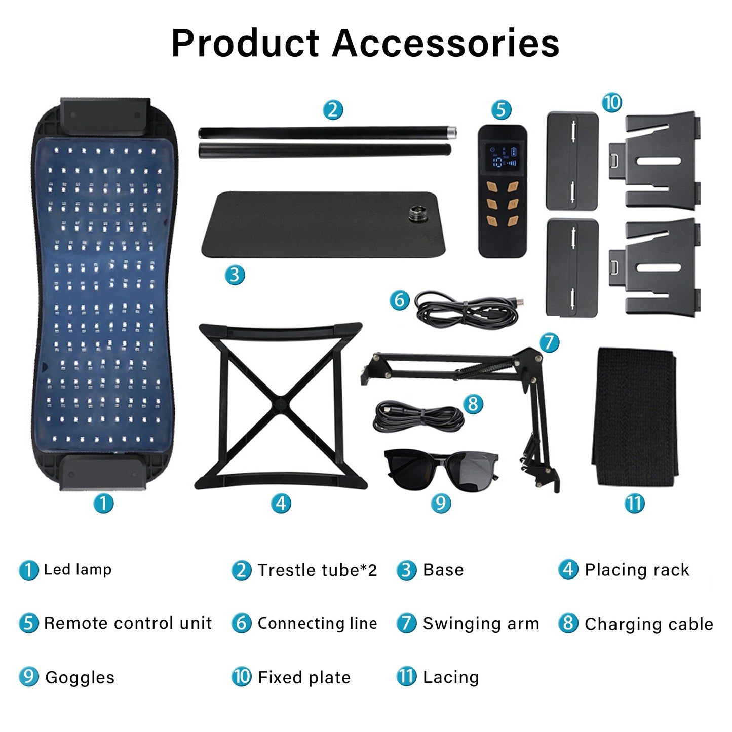 Flexible Five Led Light Therapy Lamp/Panel - LUMYHEALTH™