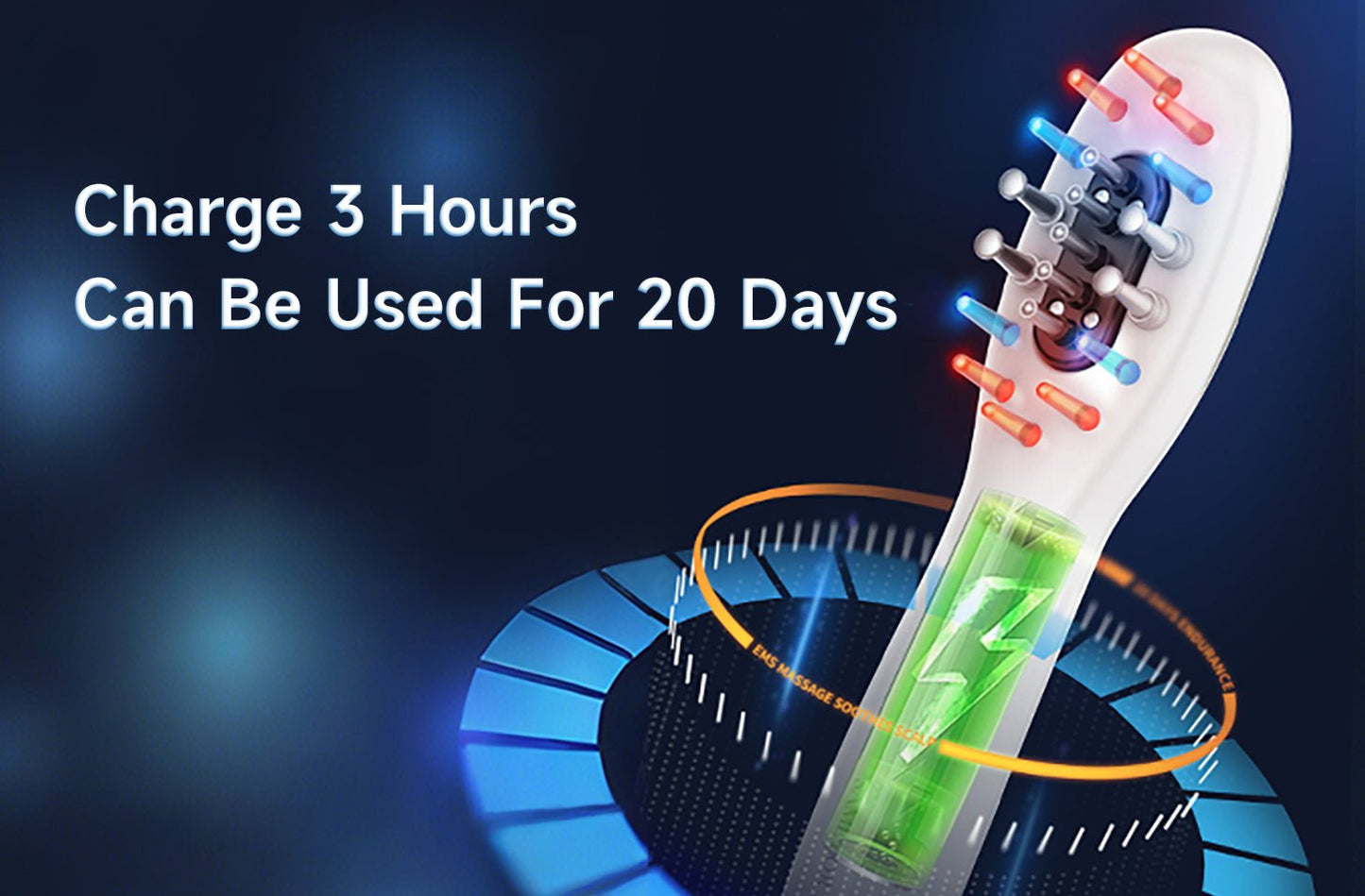 LED Light Therapy Comb For Hair Growth - LUMYHEALTH™