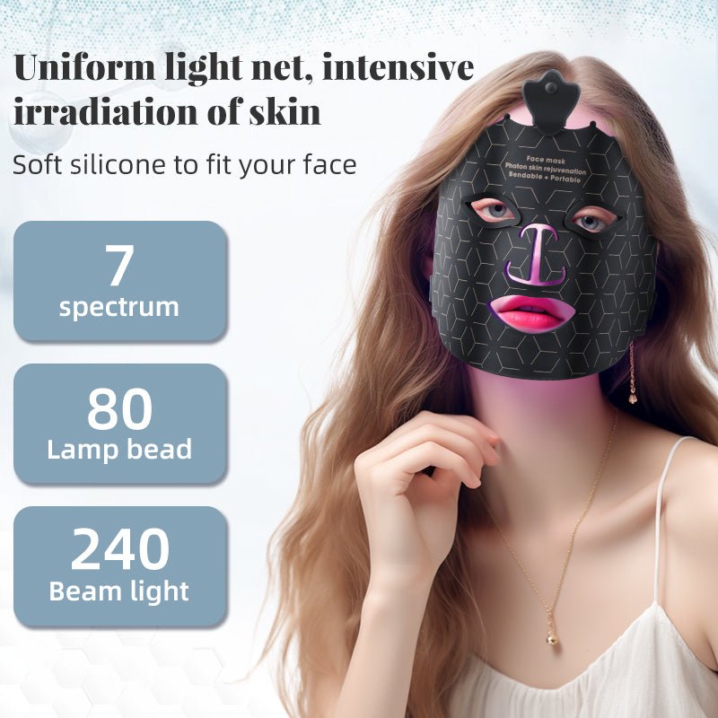 LED Light Therapy Crown Face Mask - LUMYHEALTH™