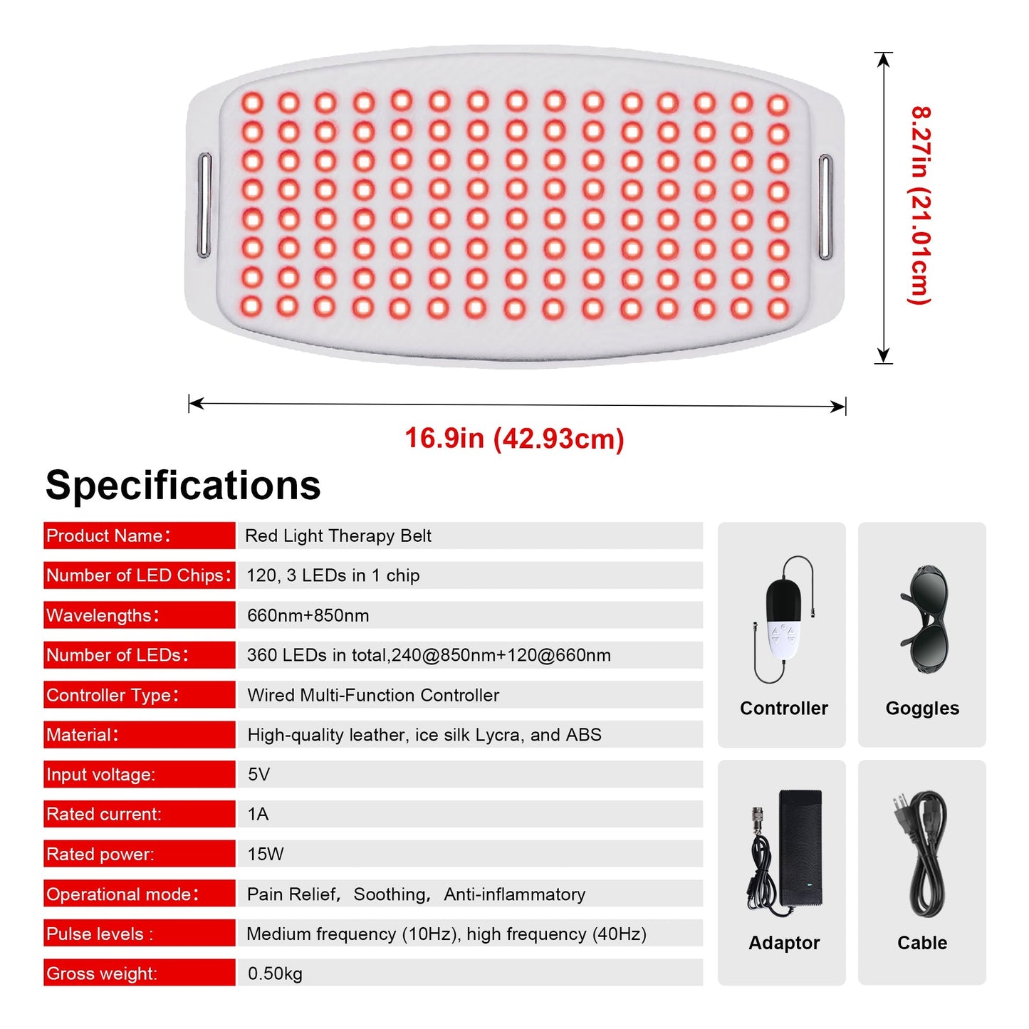 LUMYHEALTH™ Portable Red Light Therapy Belt - LUMYHEALTH™