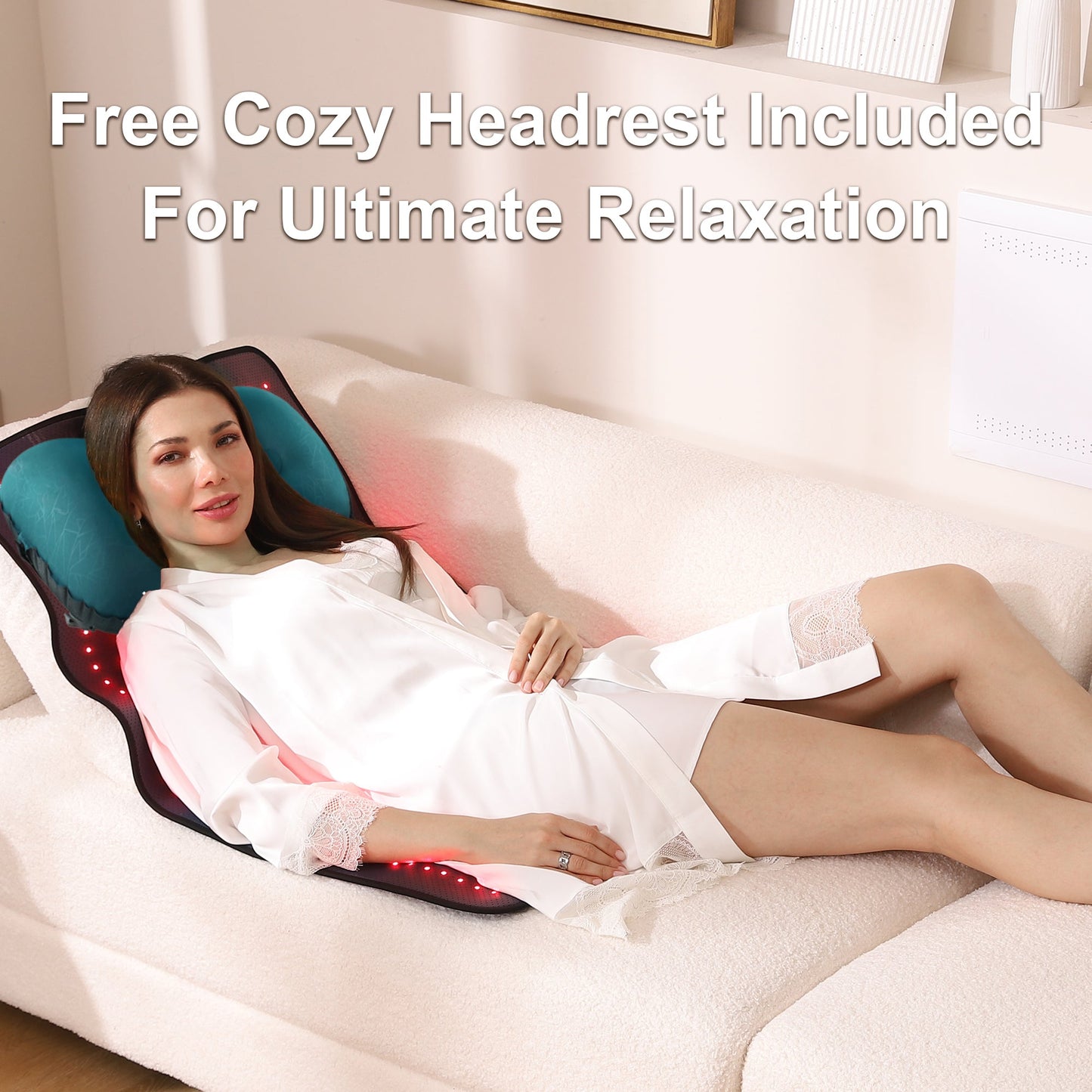 LUMYHEALTH™ Red Light Therapy Mat with a Cozy Headrest - LUMYHEALTH™