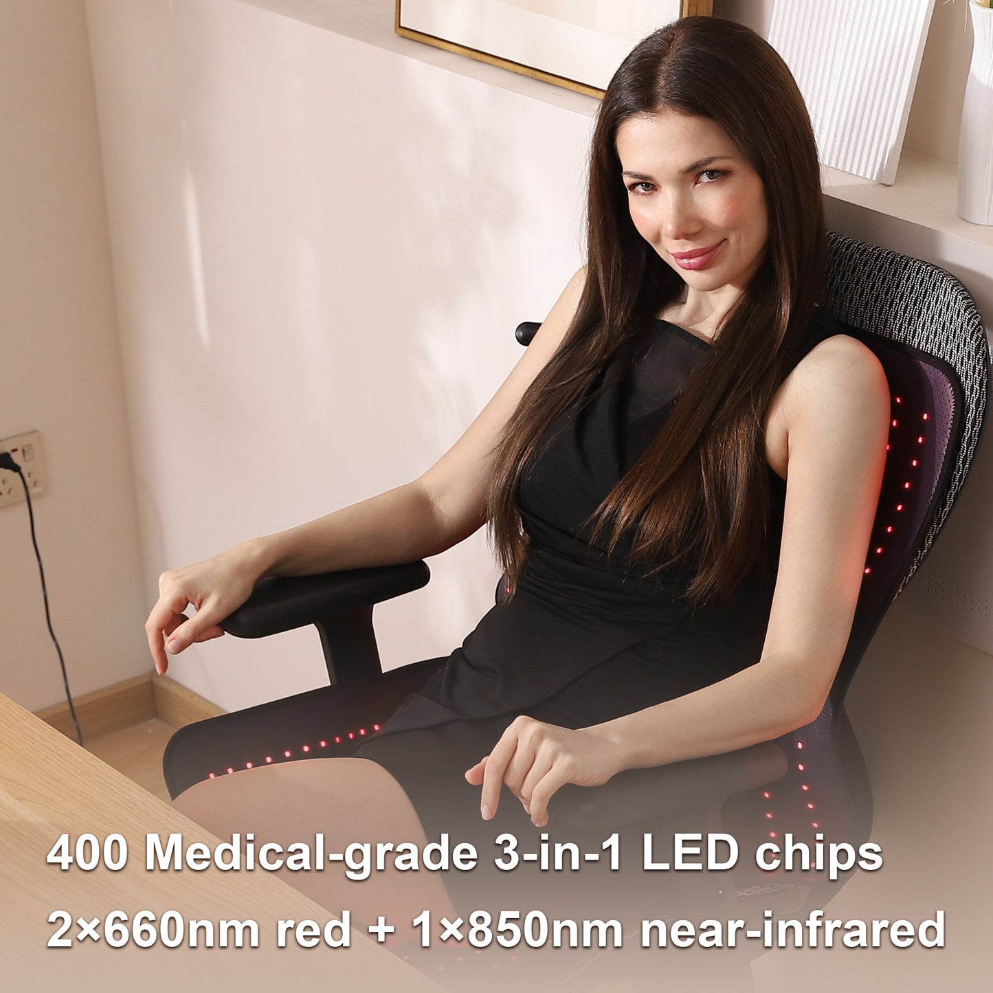 LUMYHEALTH™ Red Light Therapy Mat with a Cozy Headrest - LUMYHEALTH™