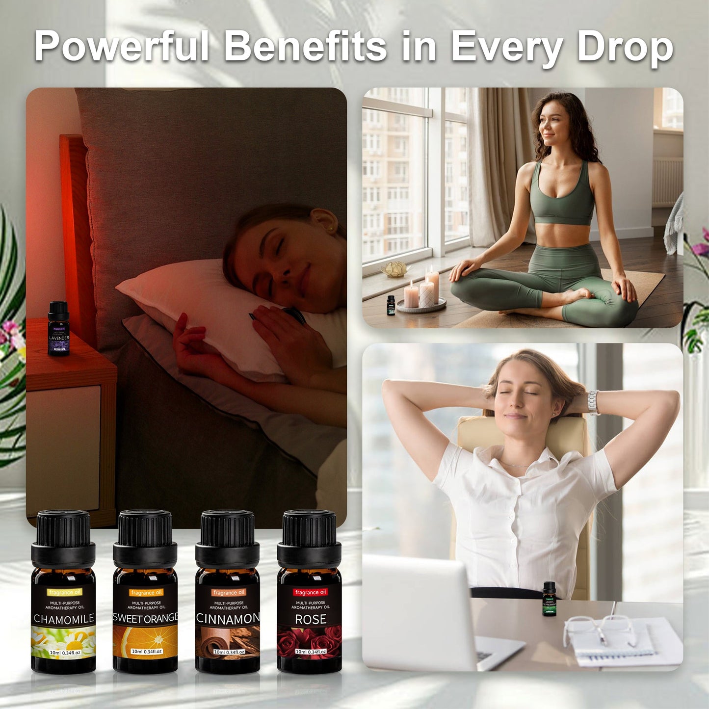 Massage Essential Oil Kit for Red Light Therapy - LUMYHEALTH™