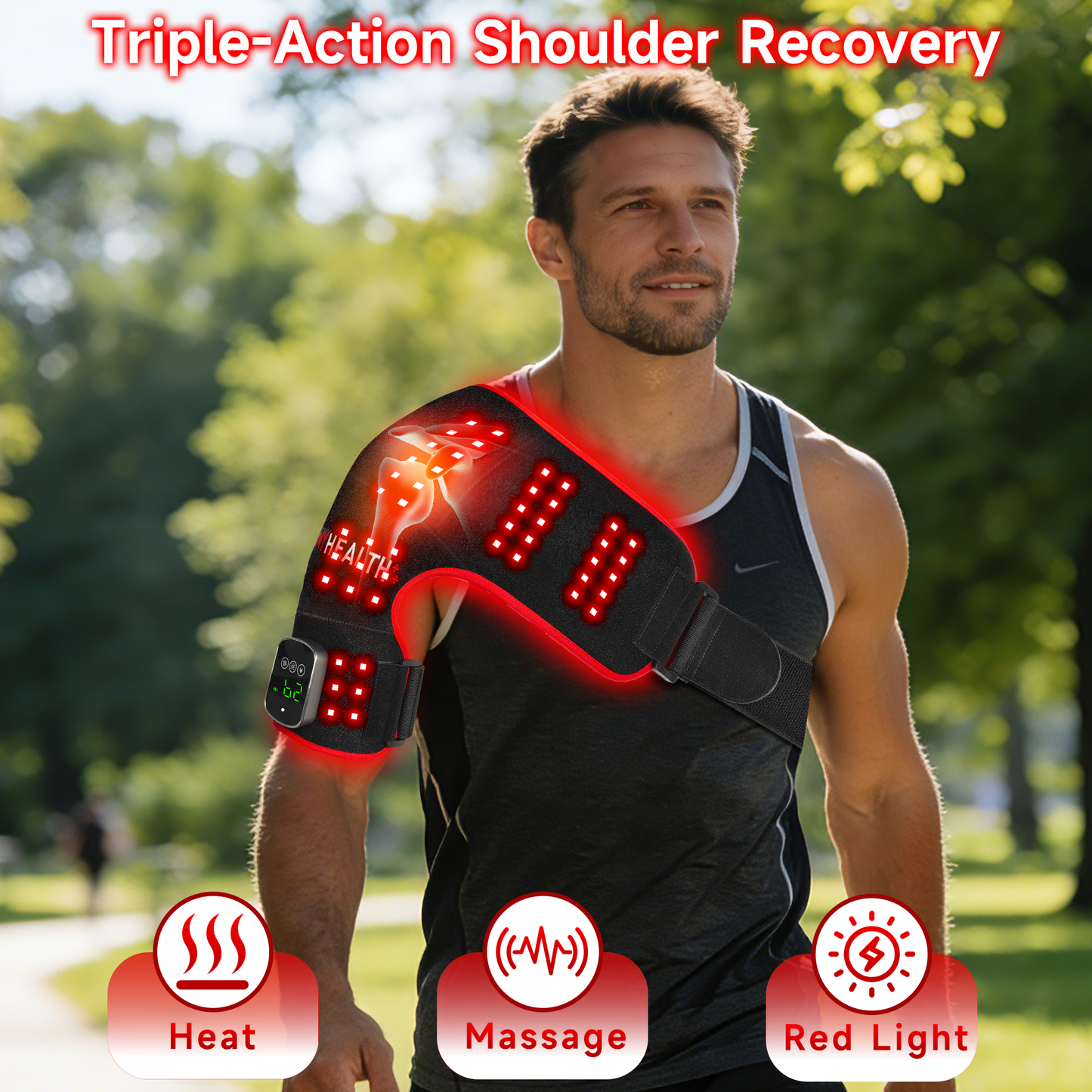 Lumyhealth Red & Infrared Light Therapy Shoulder Wrap