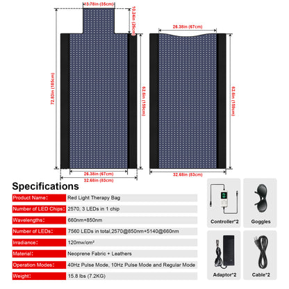 LUMYHEALTH™ Rotlicht-Therapie-Tasche für den ganzen Körper
