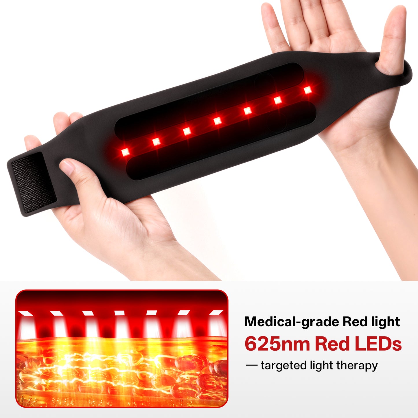 LumyHealth EMS Red Light Therapy Wrist Wrap