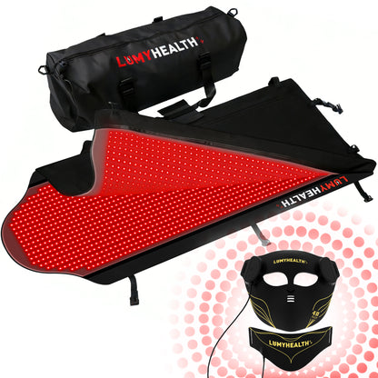 LUMYHEALTH Red Light Therapy Bag For Full Body - Infrared Recovery System (660nm + 850nm)