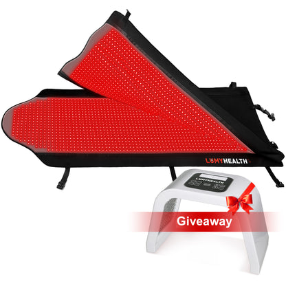 LUMYHEALTH Red Light Therapy Bag For Full Body - Infrared Recovery System (660nm + 850nm)