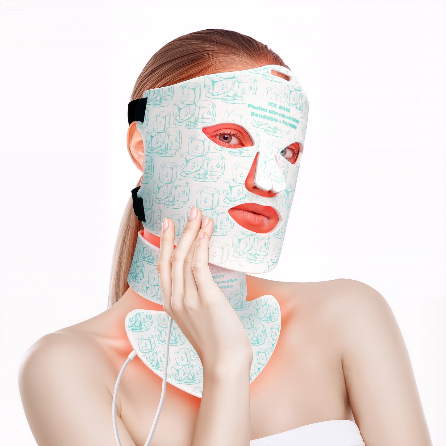 LumyHealth IceGlow LED Mask & Neck