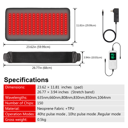 Lumyhealth Multi-Spectrum Red Light Therapy Pad