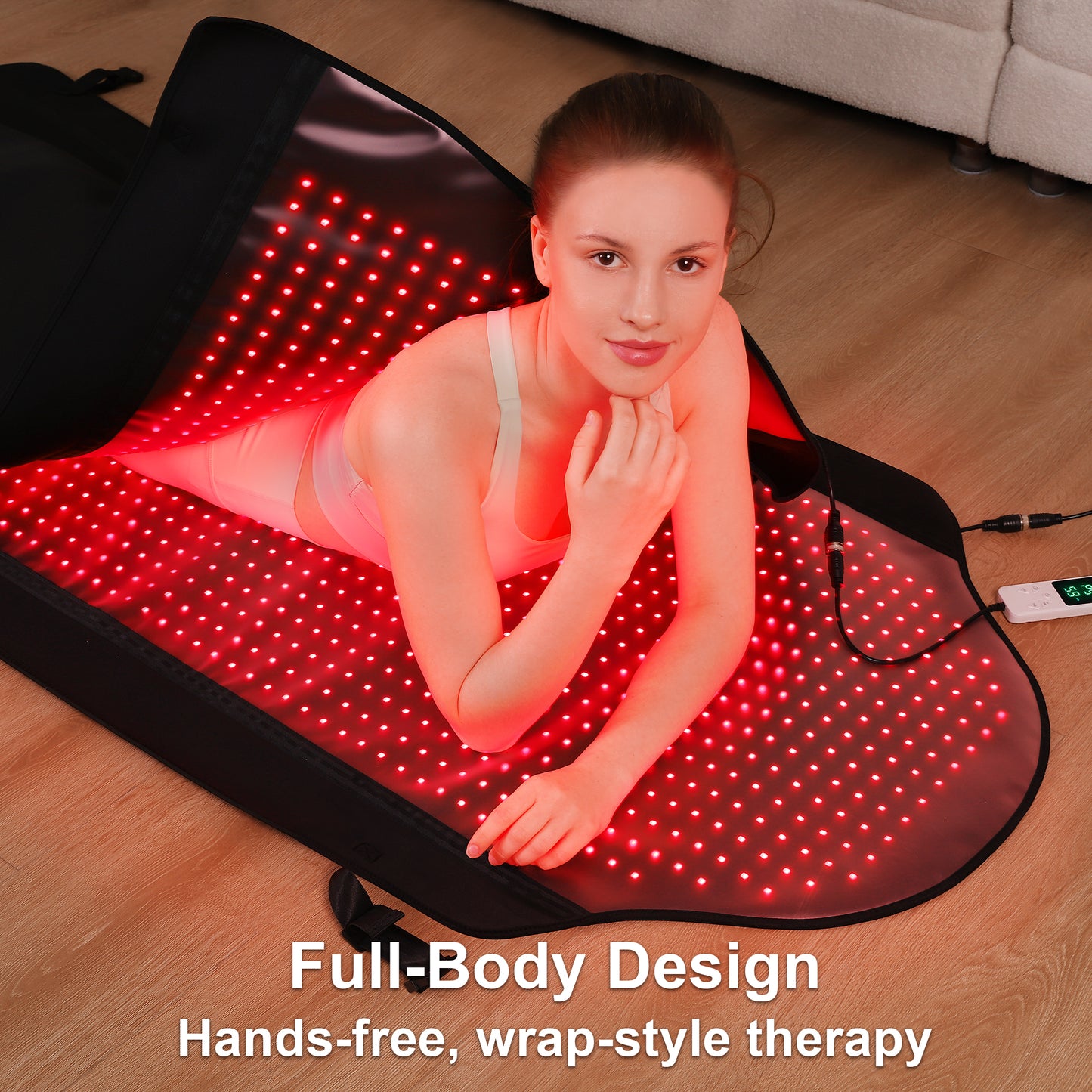 LUMYHEALTH Red Light Therapy Bag For Full Body - Infrared Recovery System (660nm + 850nm)