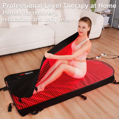 LUMYHEALTH Red Light Therapy Bag For Full Body - Infrared Recovery System (660nm + 850nm)