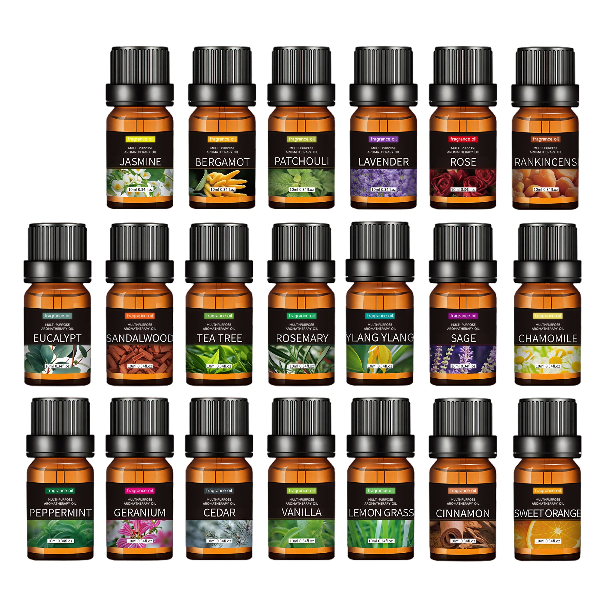 Massage Essential Oil Kit Light Therapy