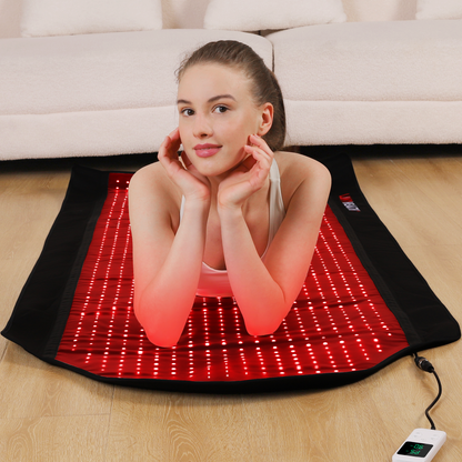 LUMYHEALTH Dual-Pulse Red Light Therapy Mat for Pain Relief