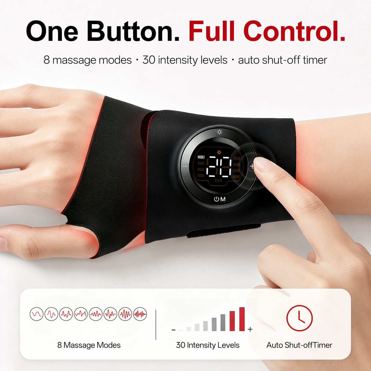 LumyHealth EMS Red Light Therapy Wrist Wrap