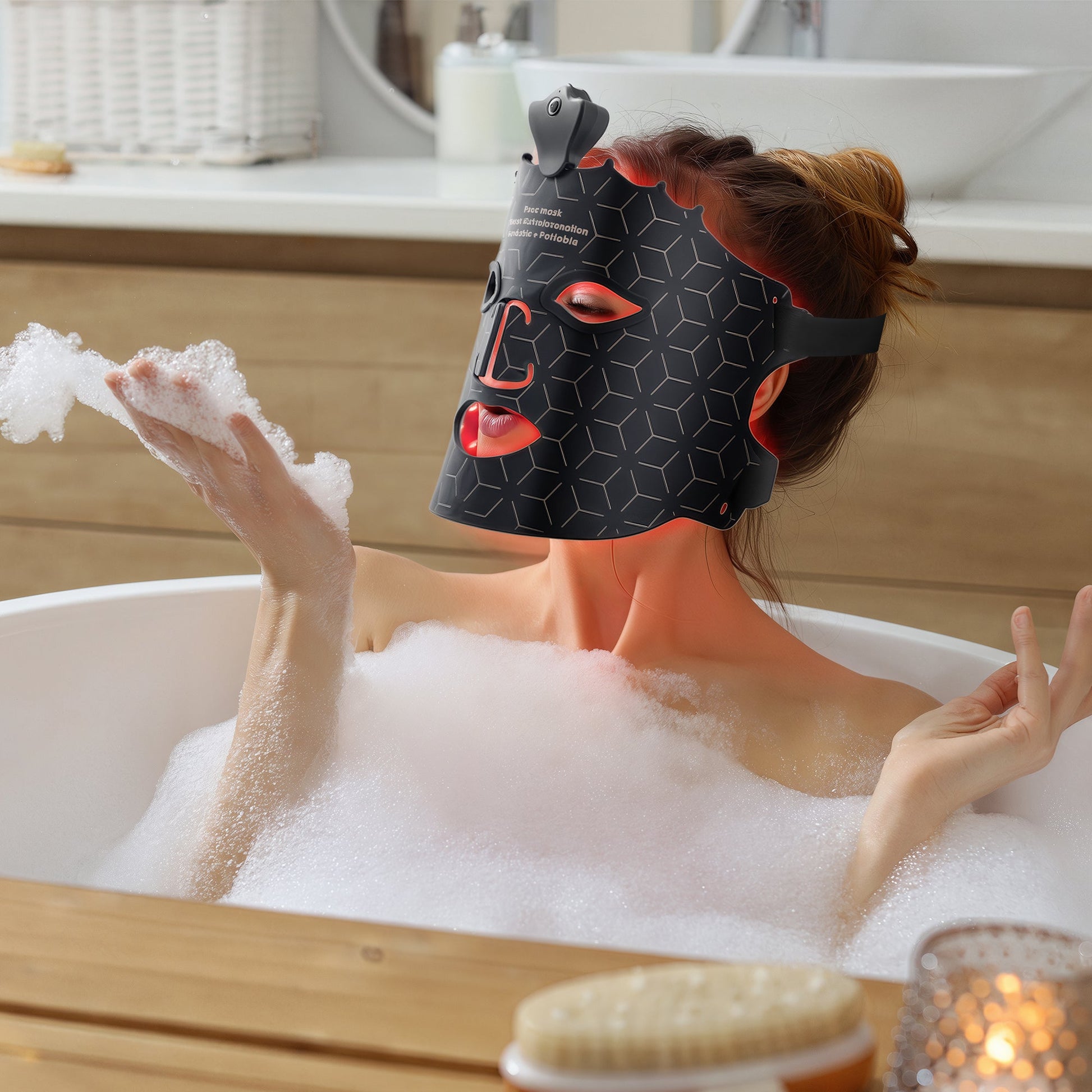 LED Light Therapy Crown Face Mask - LUMYHEALTH™