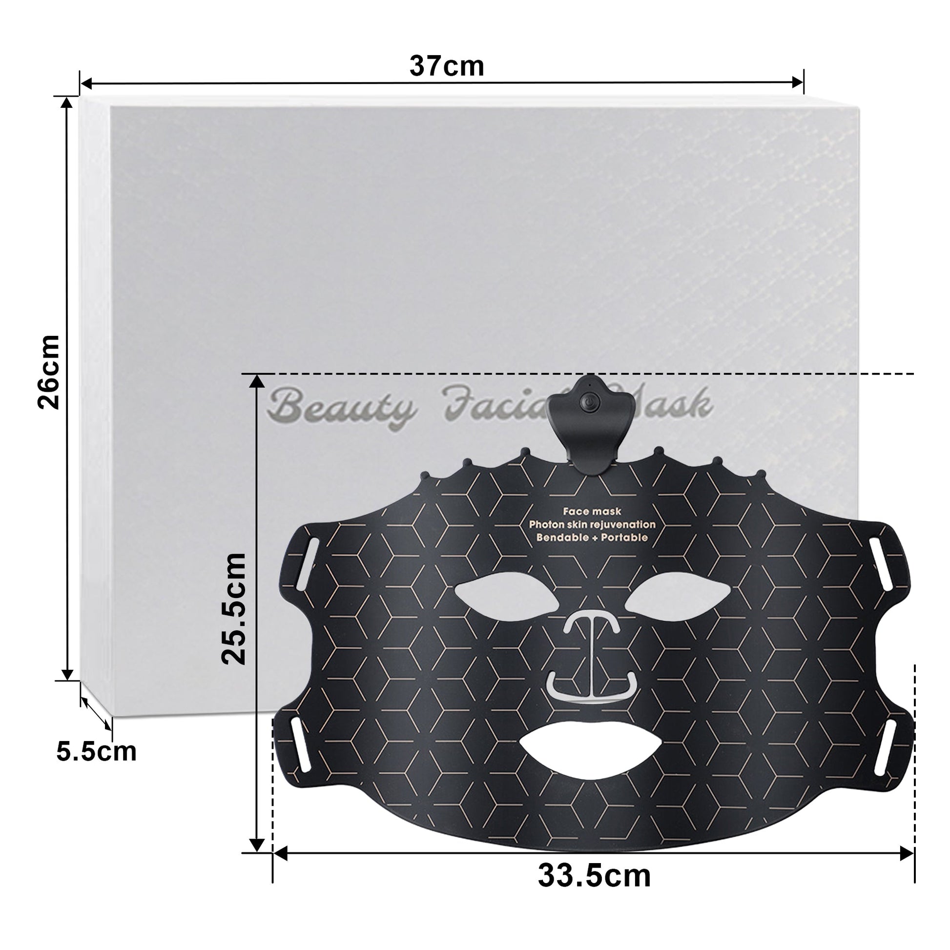 LED Light Therapy Crown Face Mask - LUMYHEALTH™