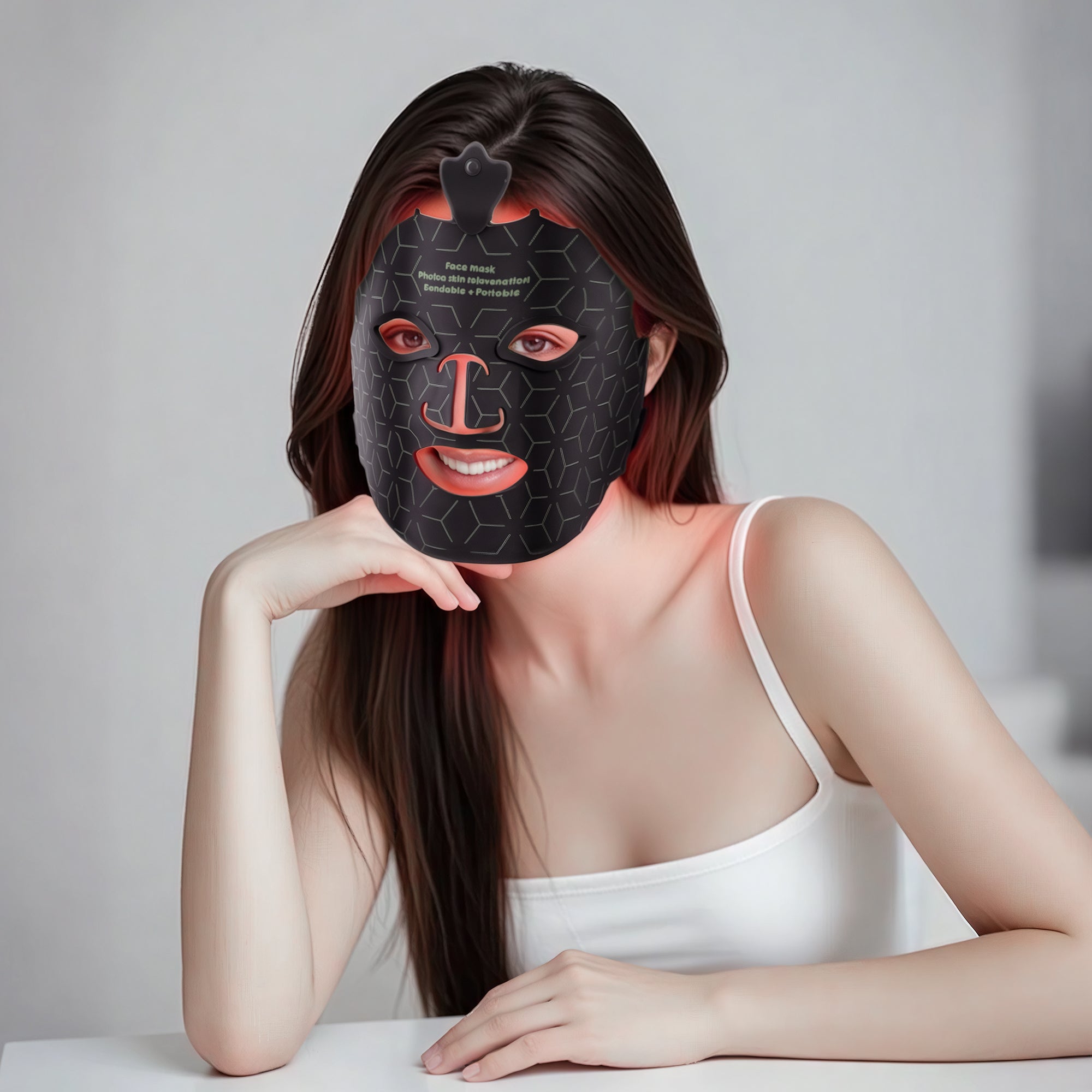 LED Light Therapy Crown Face Mask - LUMYHEALTH™