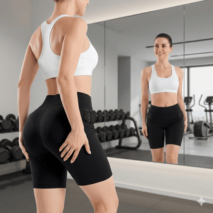 LumyHealth 3-Zone EMS Toning Shorts: Targeted Abdomen, Glutes & Pelvic Floor Support - LUMYHEALTH