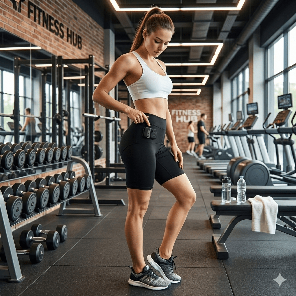 LumyHealth 3 - Zone EMS Toning Shorts: Targeted Abdomen, Glutes & Pelvic Floor Support - LUMYHEALTH