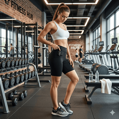 LumyHealth 3 - Zone EMS Toning Shorts: Targeted Abdomen, Glutes & Pelvic Floor Support - LUMYHEALTH