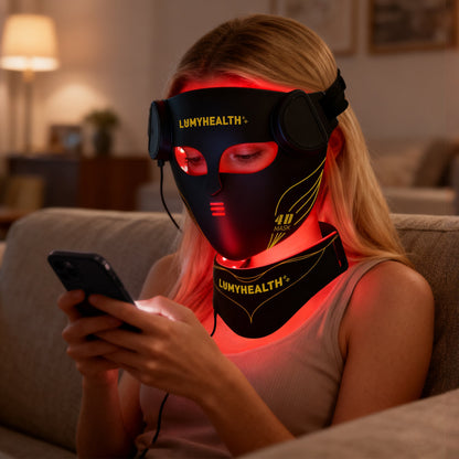 LumyHealth 4D Rejuvenating Face & Neck Mask - LUMYHEALTH