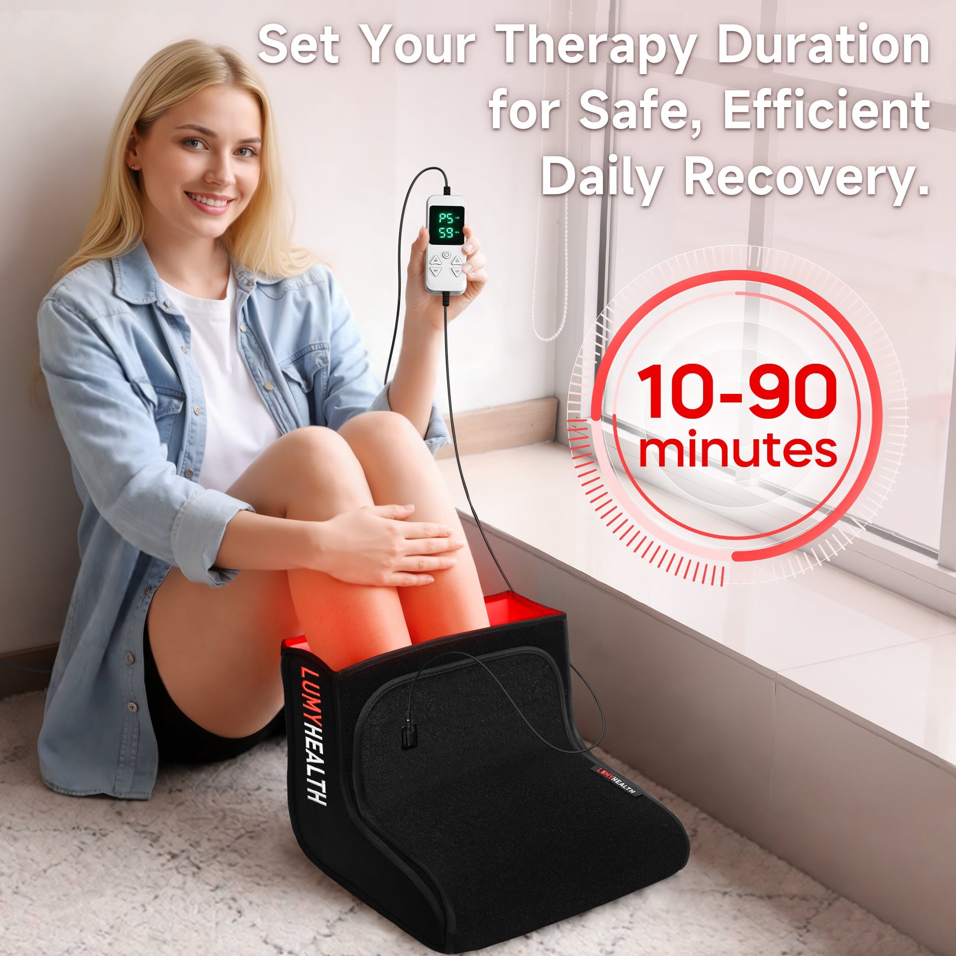 Lumyhealth Deep Spectrum Red Light Therapy Boot - LUMYHEALTH