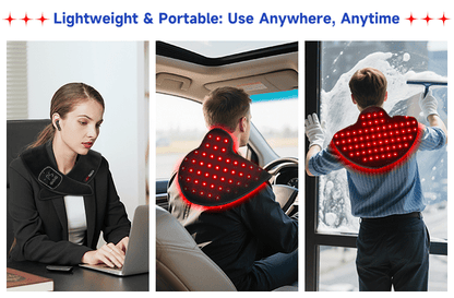 LumyHealth DeepWave 3-Spectrum Neck & Shoulder Wrap - LUMYHEALTH