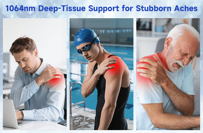 LumyHealth DeepWave 3-Spectrum Neck & Shoulder Wrap - LUMYHEALTH