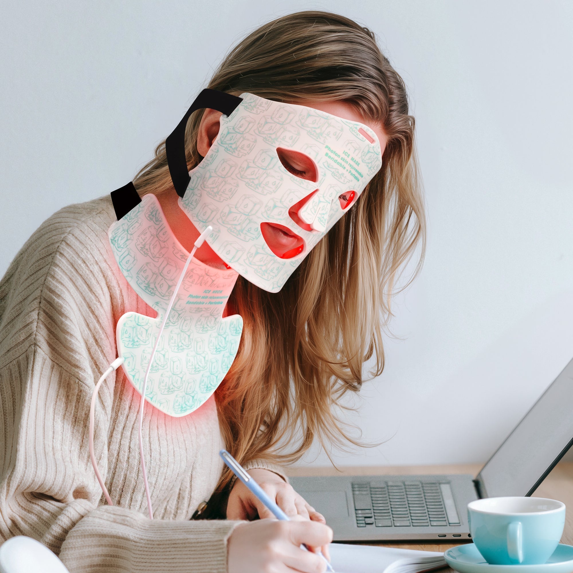 LumyHealth IceGlow LED Facial &Neck Mask - LUMYHEALTH™