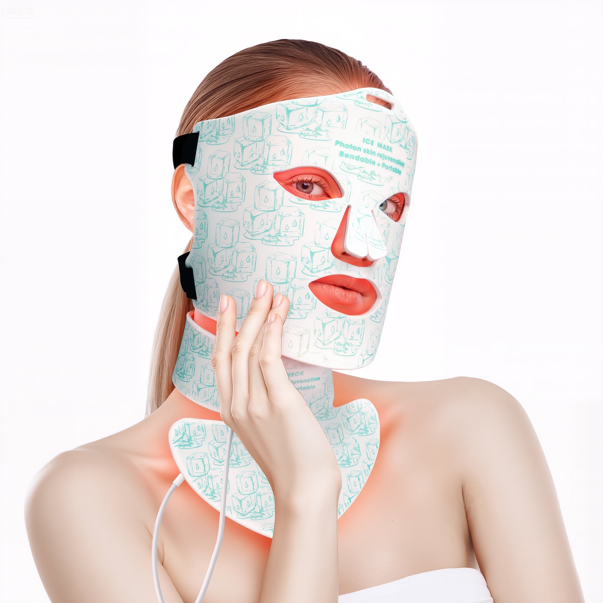 LumyHealth IceGlow LED Facial &Neck Mask - LUMYHEALTH™