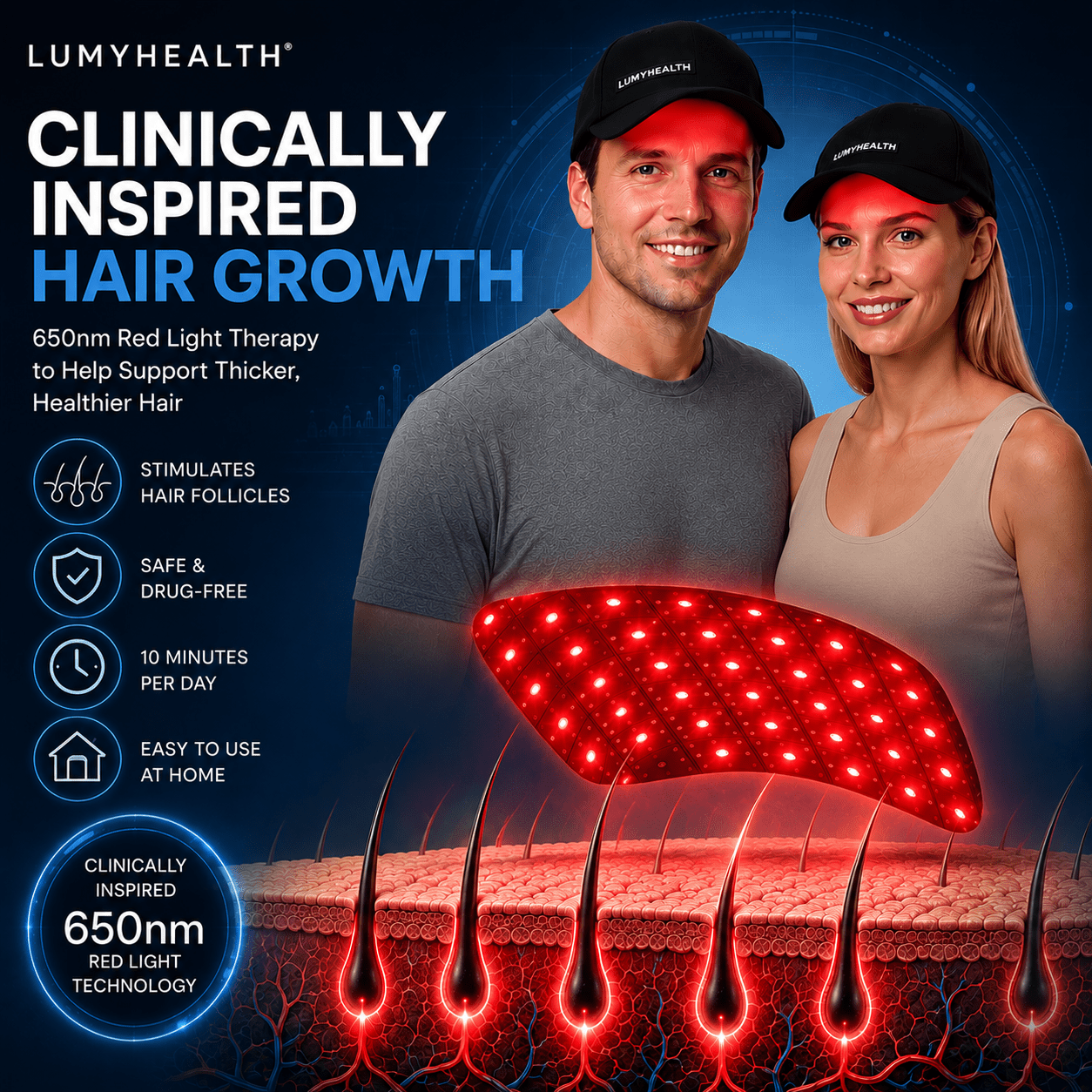 Lumyhealth LED Therapy Cap - LUMYHEALTH