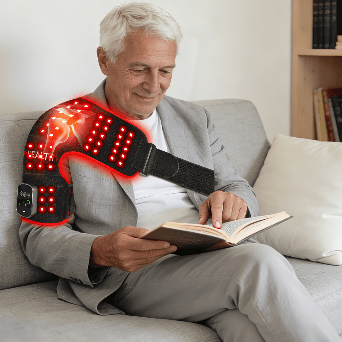 Lumyhealth Red & Infrared Light Therapy Shoulder Wrap - LUMYHEALTH