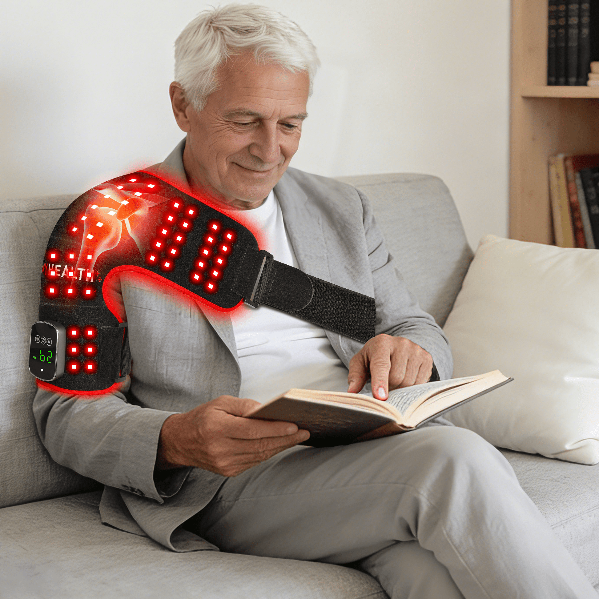 Lumyhealth Red & Infrared Light Therapy Shoulder Wrap - LUMYHEALTH