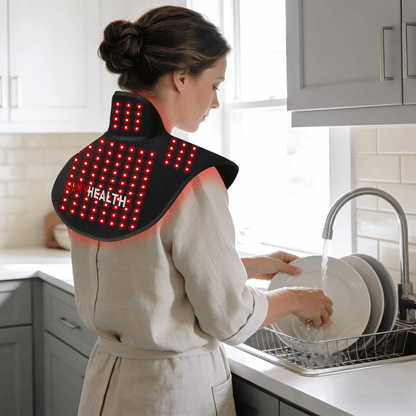 Lumyhealth Red & lnfrared Light Therapy Wrap for Shoulder and Neck - LUMYHEALTH