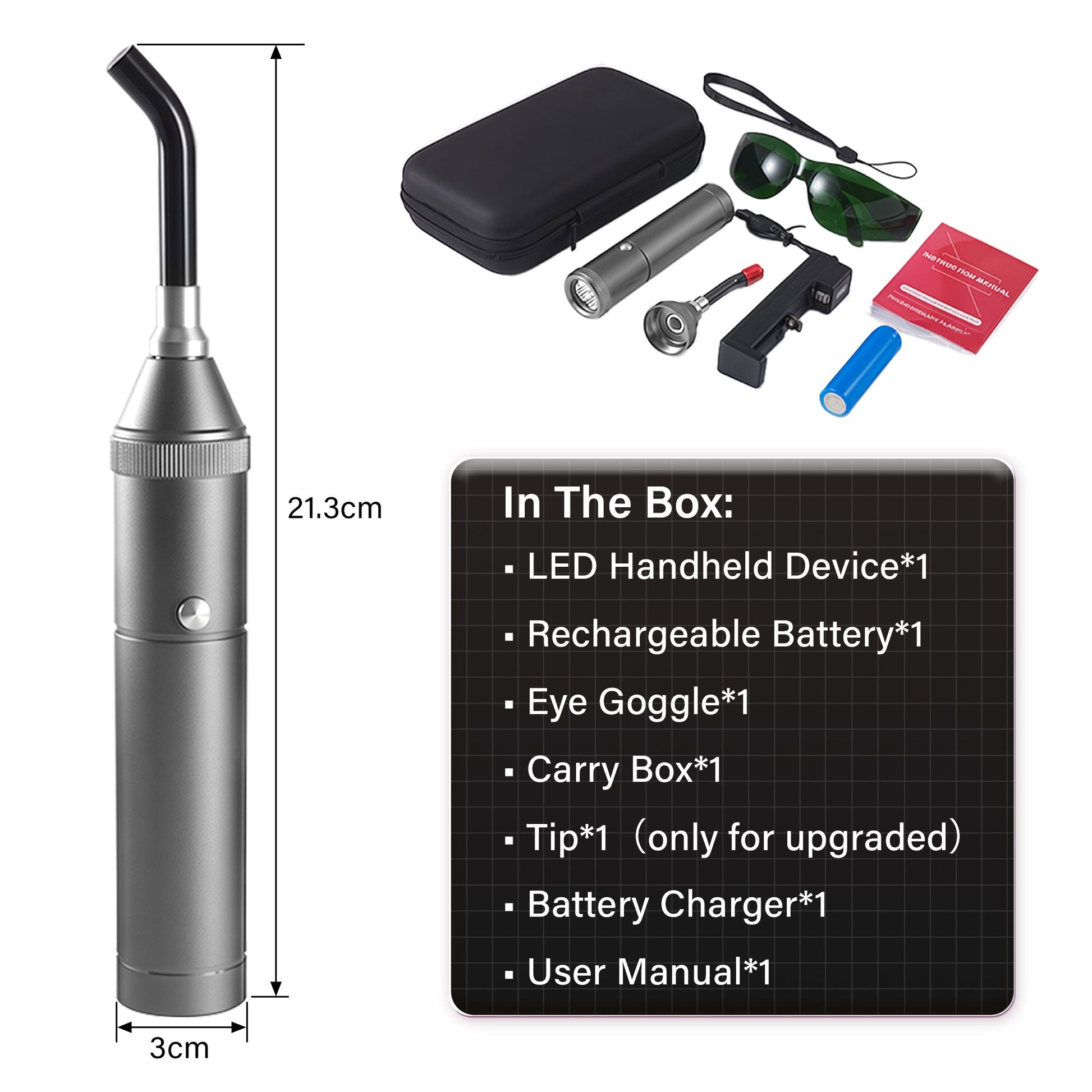 Red Light Therapy Torch with Removable Tip - LUMYHEALTH™