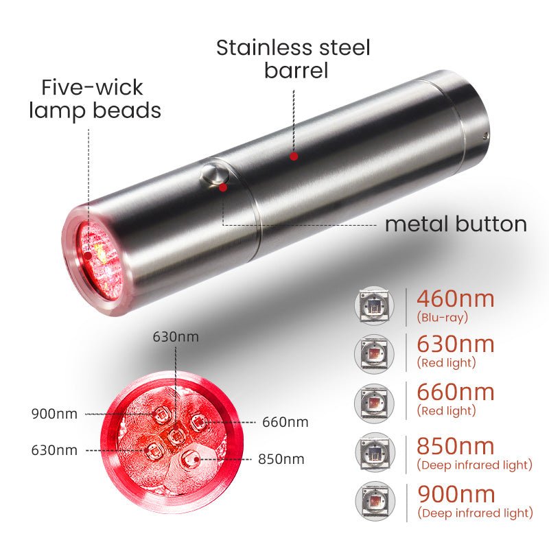 Red Light Therapy Torch with Removable Tip - LUMYHEALTH™